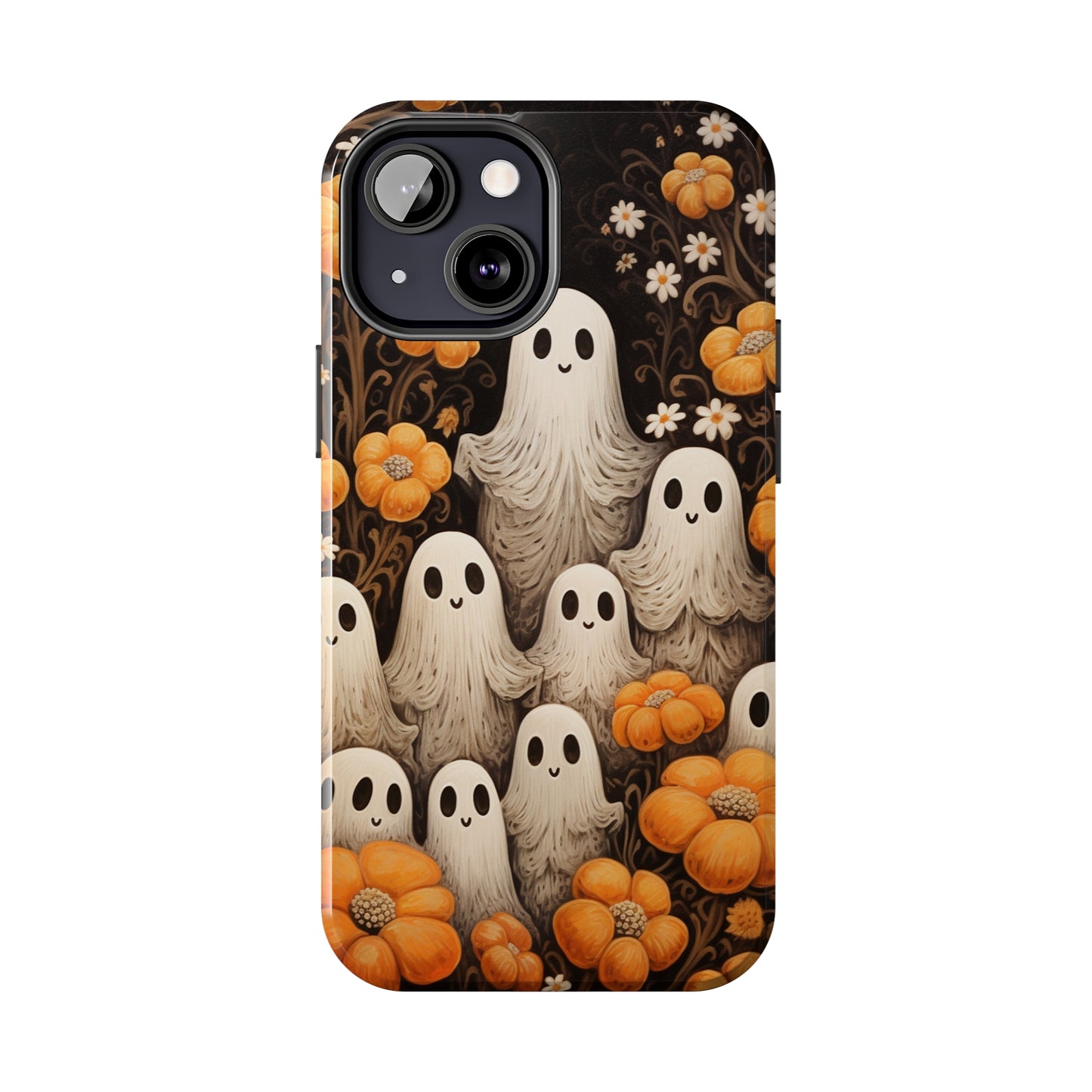 Ghostly Greetings: "Boo Trick or Treat" | Spooky Halloween Spirits iPhone Case