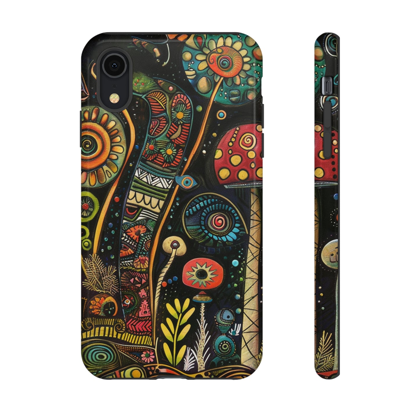 Retro 1960s Psychedelic Flowers Phone Case