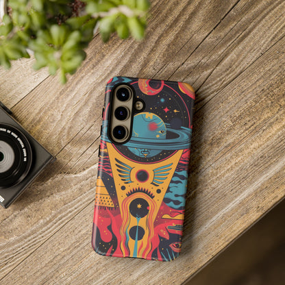 Cosmic Journey Space and Time Phone Case