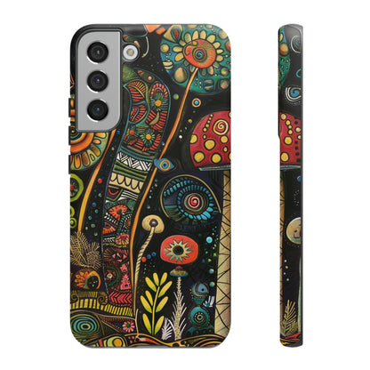 Retro 1960s Psychedelic Flowers Phone Case