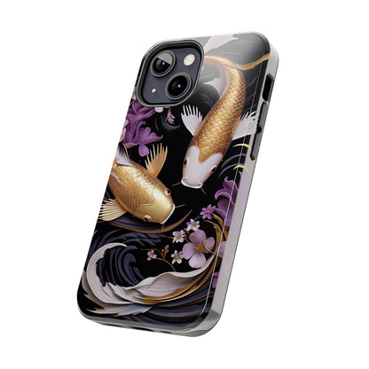 Graceful Flow: Koi Fish Inspired | Japanese Art Masterpiece iPhone Case