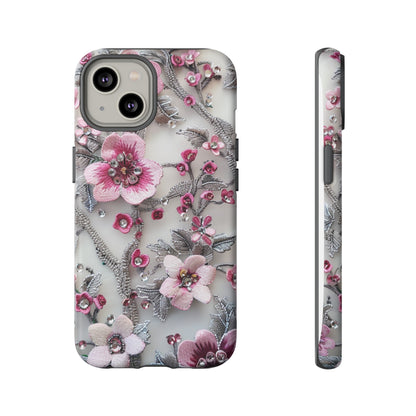 Coquette Aesthetic Floral Art iPhone 12 Case