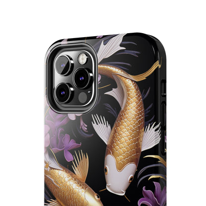 Graceful Flow: Koi Fish Inspired | Japanese Art Masterpiece iPhone Case