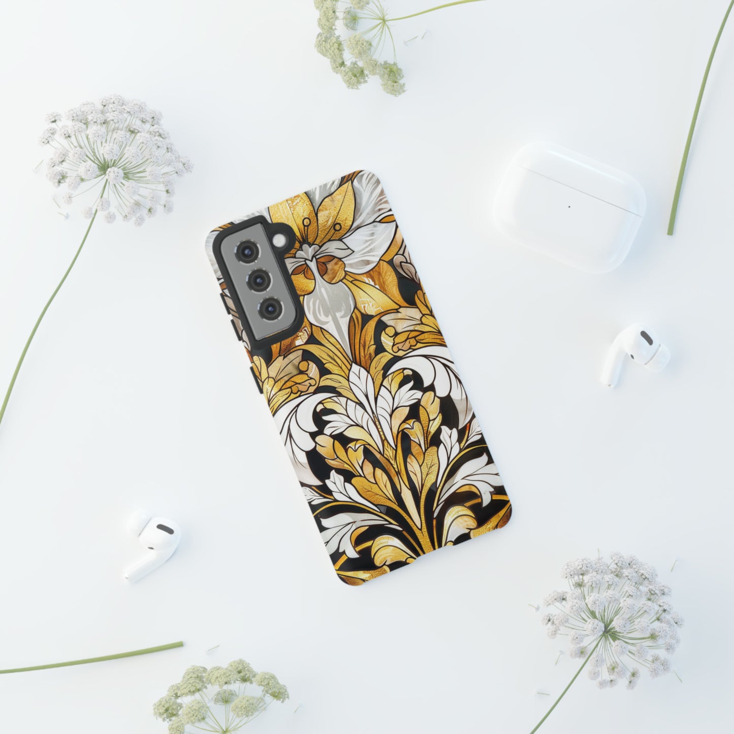 Art Deco Stained Glass floral Phone Case