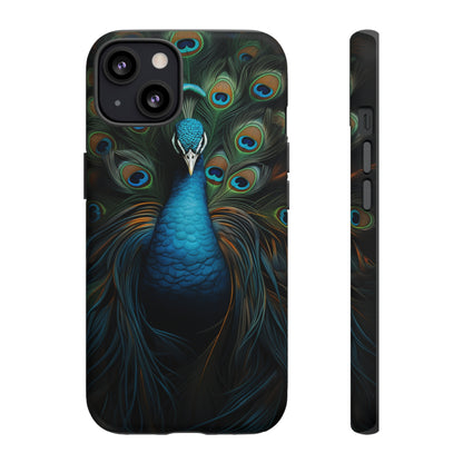 Peacock Feathers iPhone Case - A Timeless Symbol of Elegance for Google Pixel, iPhone, and Samsung Cases