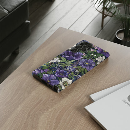 Floral Sage Purple Wildflower Phone Case