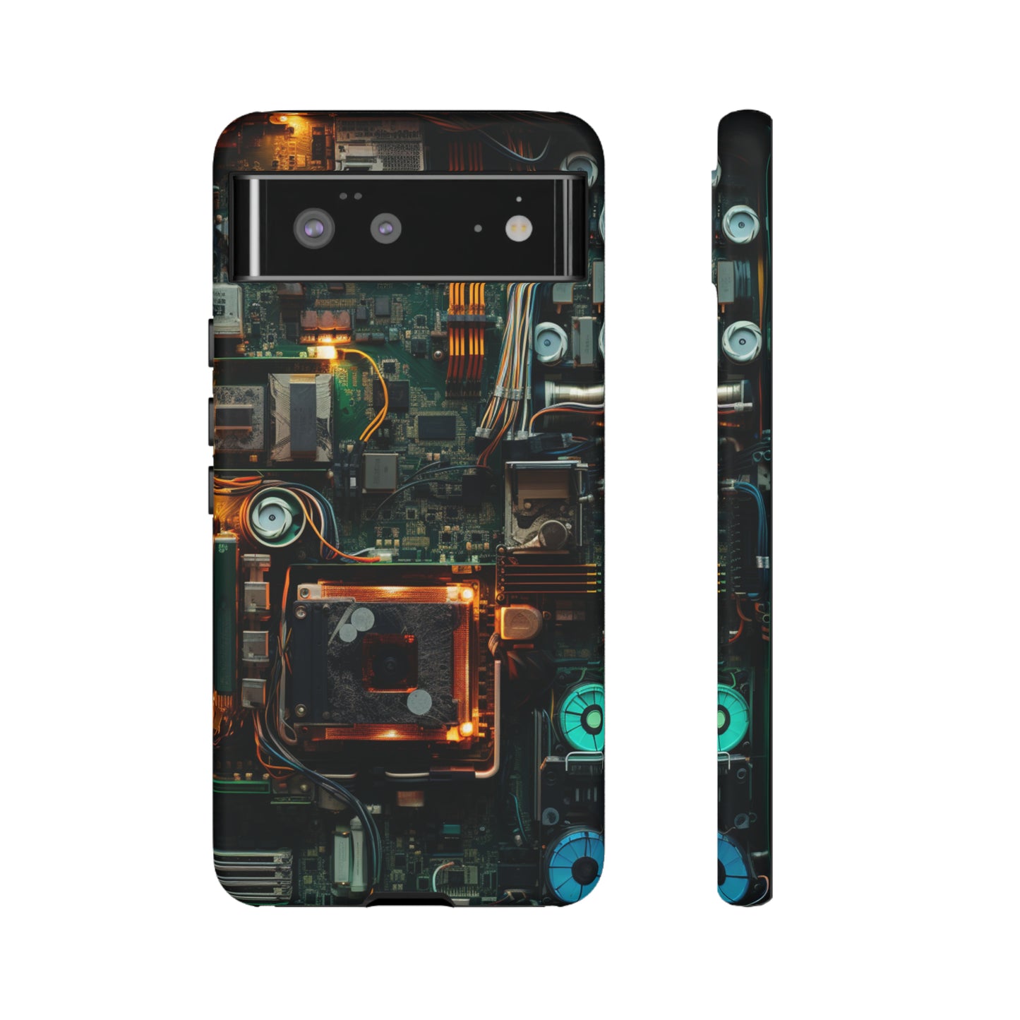 Circuit Board Themed Tough Phone Case