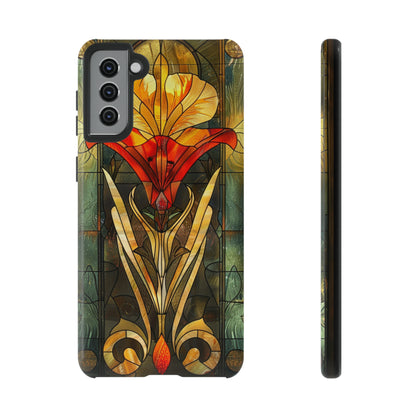 Art Deco Stained Glass floral Phone Case