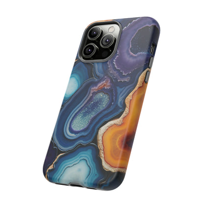 Agate Slice Geode Elegance: Natural Beauty Phone Case