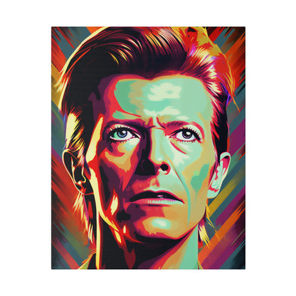 David Bowie Pop Art  | Stretched Canvas Print