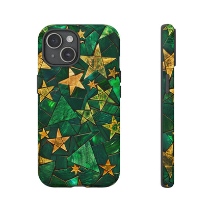 Green Celestial Stained Glass Mosaic Phone Case