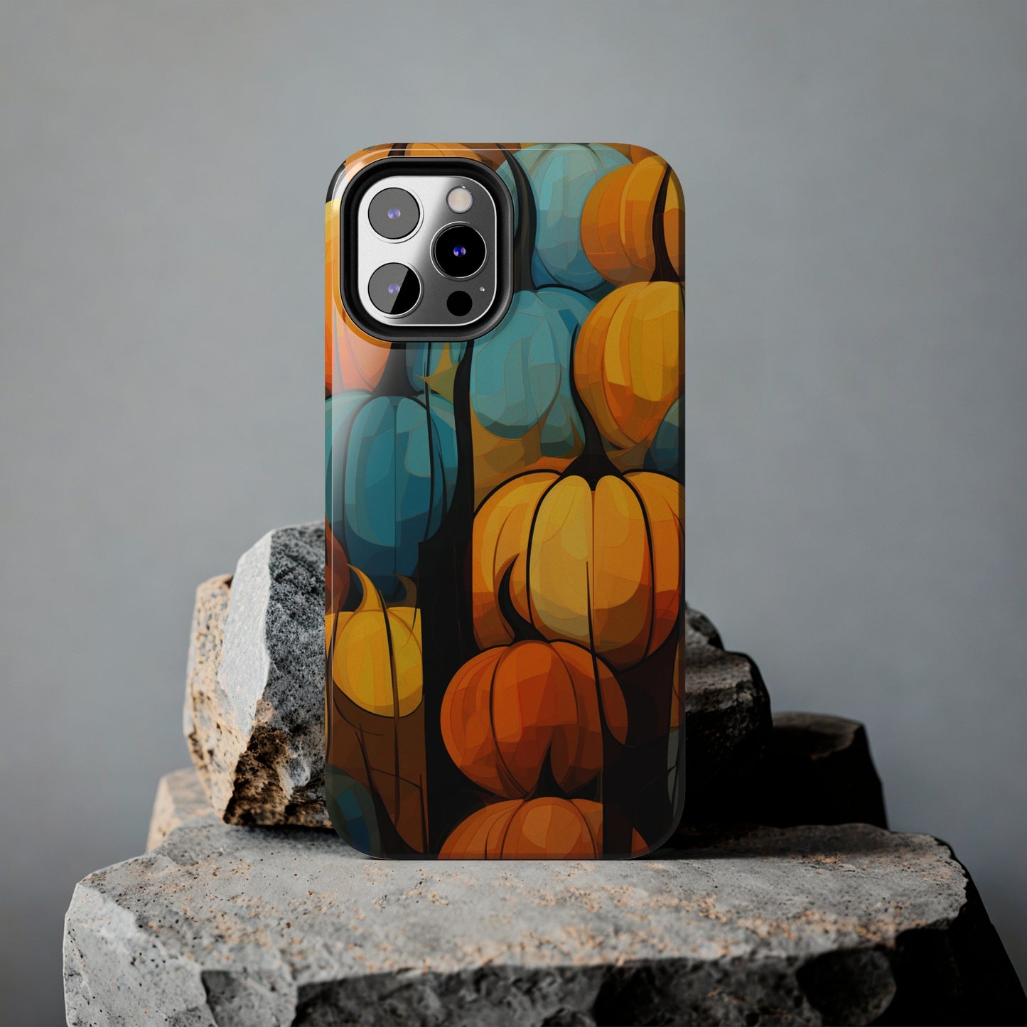 Halloween Fall Pumpkins iPhone Case | Embrace the Spooky Autumn Vibes