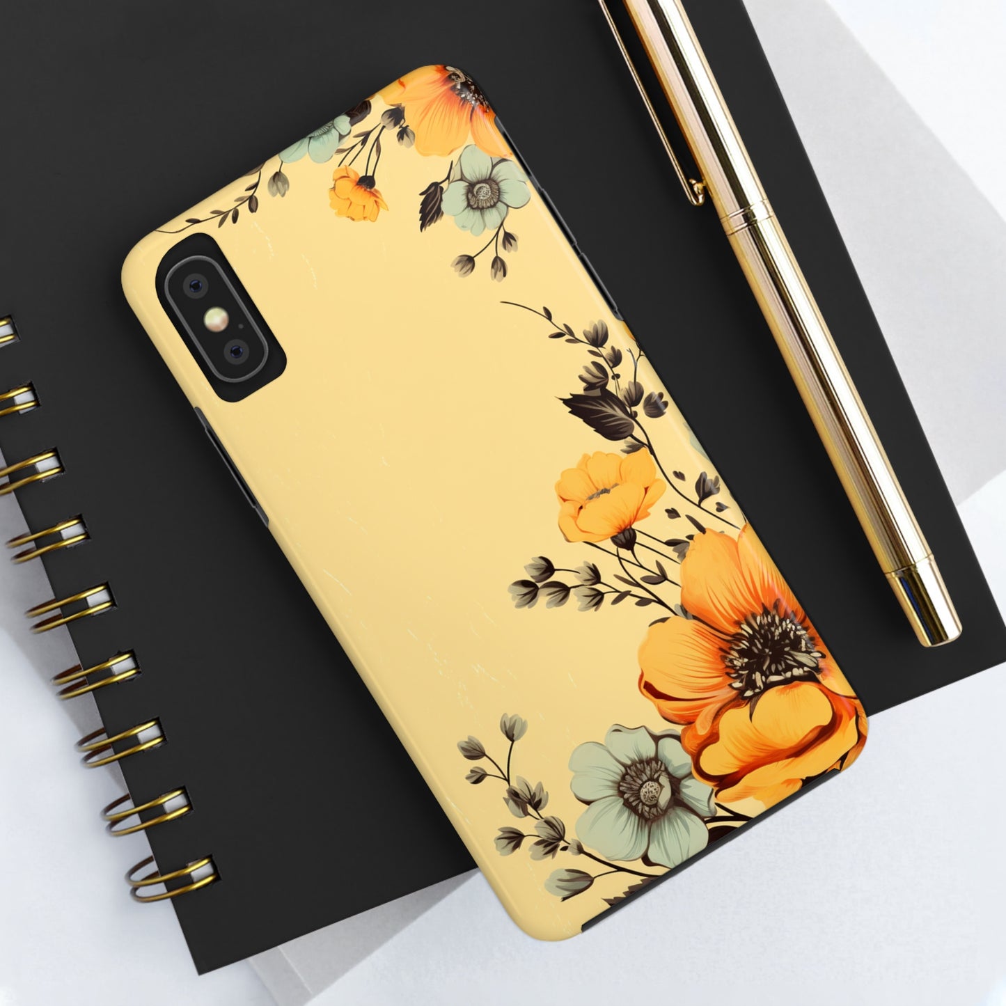 Classic Vintage Floral Case for iPhones – Timeless Elegance & Protection