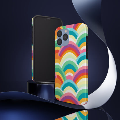 Rainbow Tough iPhone Case | Embrace Vibrant Style and Reliable Protection