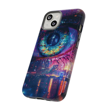 Eye of the Beholder Cyberpunk Art Phone Case