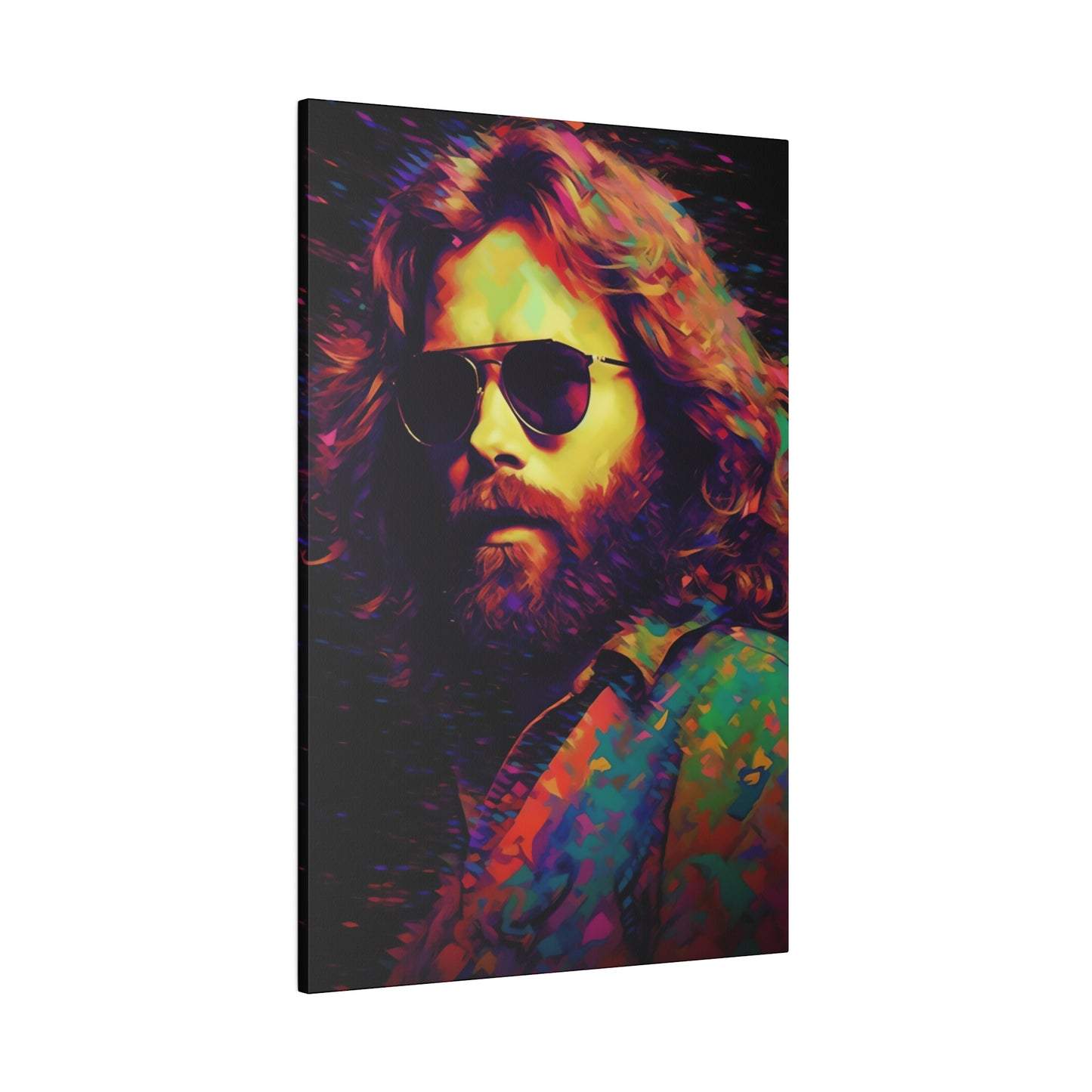 Jim Morrison of The Doors Pop Art | Stretched Canvas Print