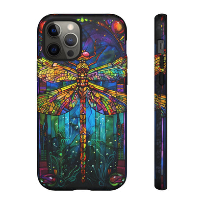 Art Deco Stained Glass Dragonfly Phone Cover