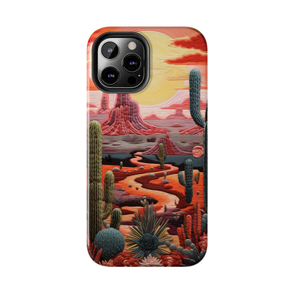 Cactus Desert Sunset Phone Case