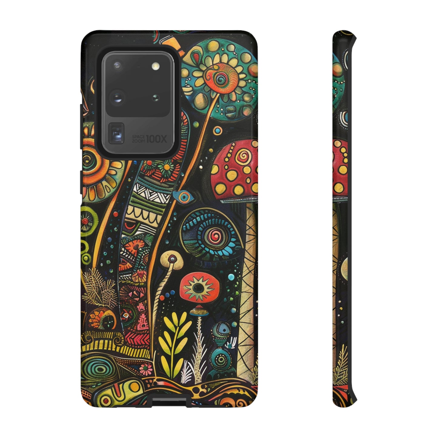 Retro 1960s Psychedelic Flowers Phone Case