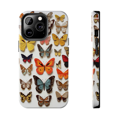 Elegant Embroidery: Delicate Butterfly iPhone Case – Crafted with Precision