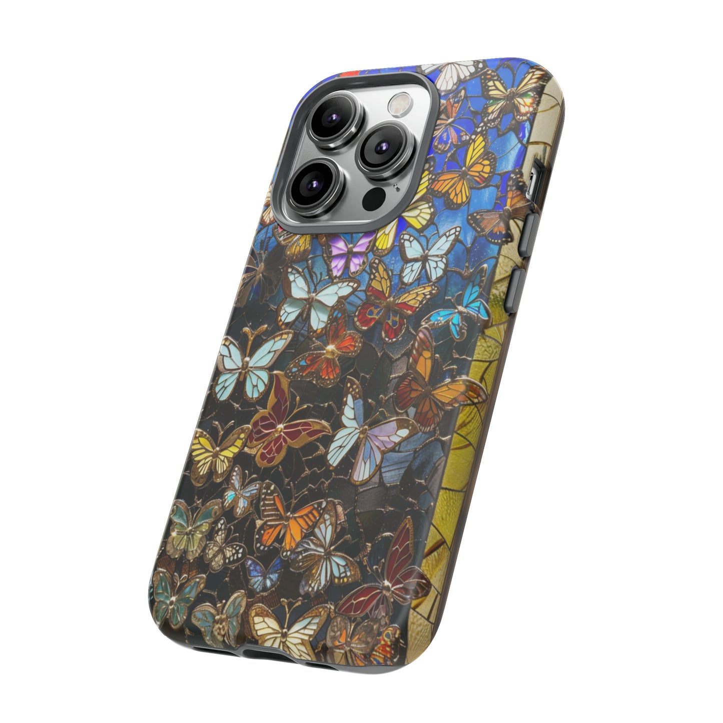 Butterfly Flower Garden Painting Phone Case