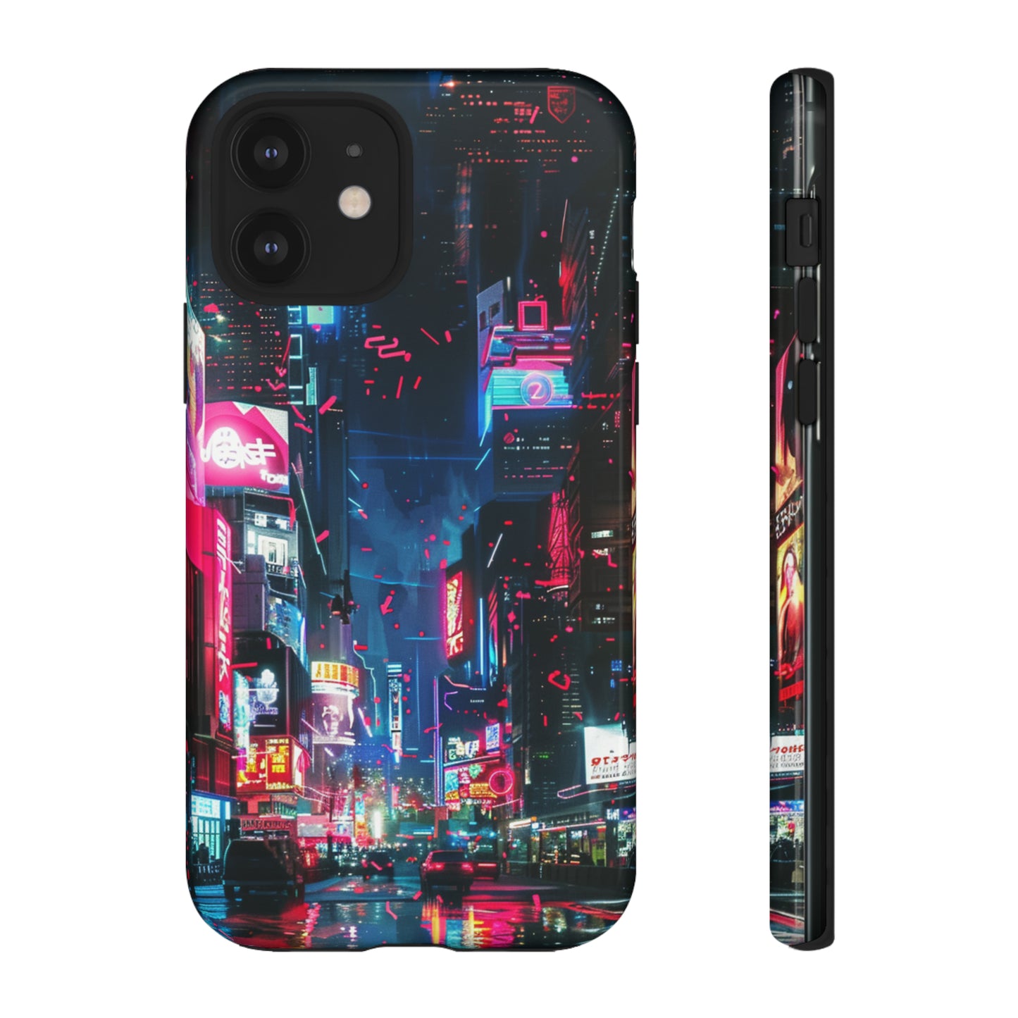 Cyberpunk Tokyo Cityscape Phone Case