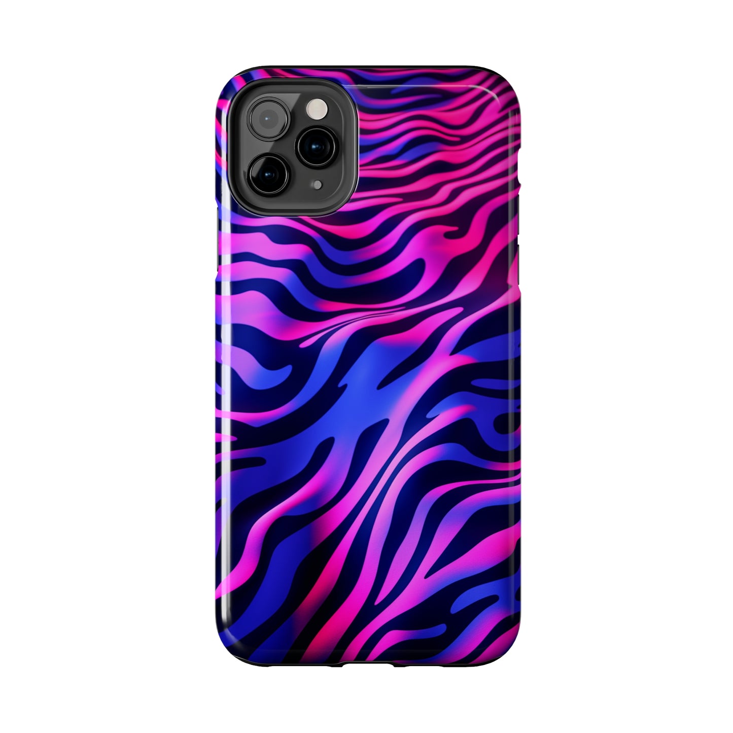 Wild Illusion: Trippy Tiger Stripes Mystique | Dynamic iPhone Case