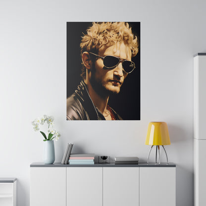 Layne Staley of Alice in Chains Pop Art | Stretched Canvas Print