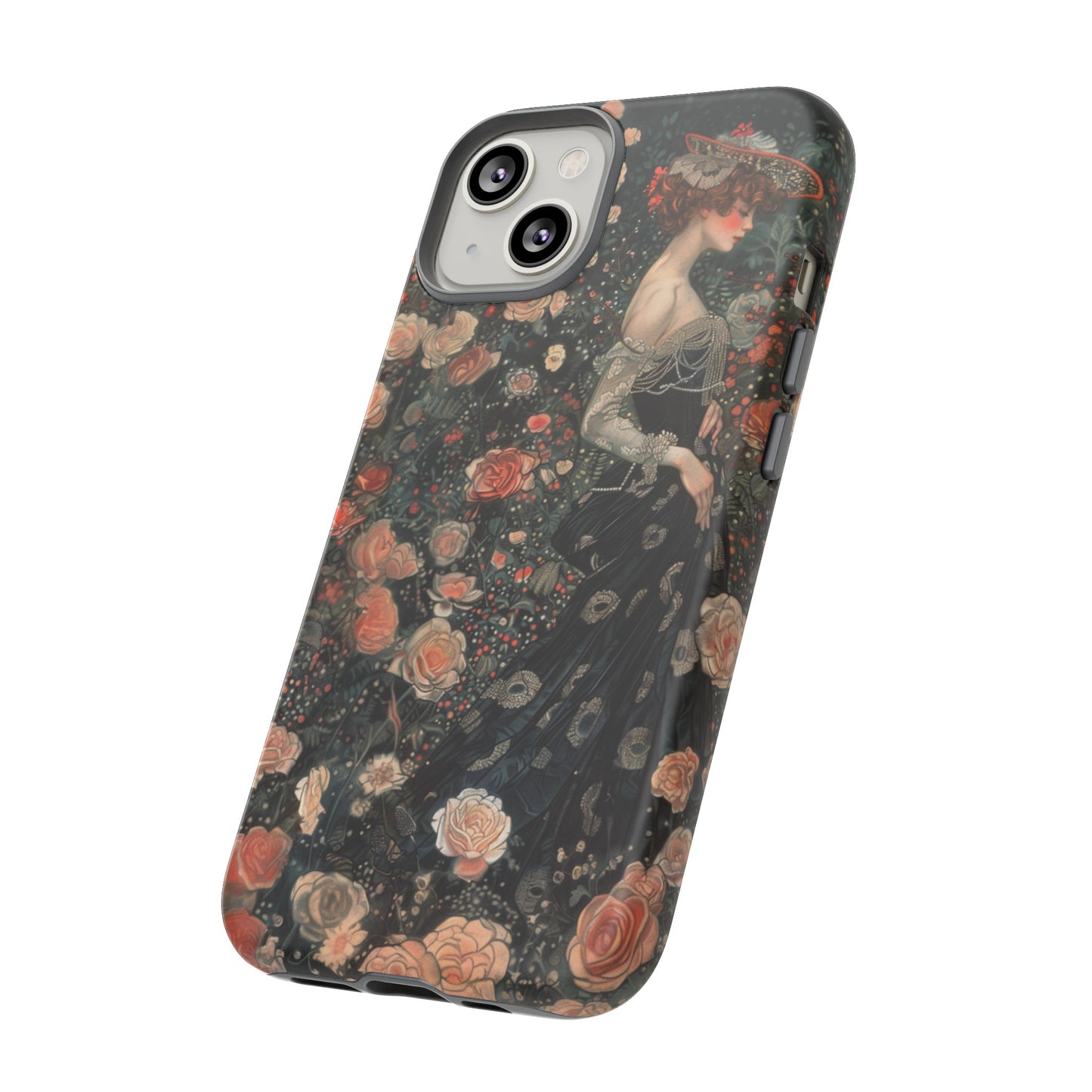 Art Nouveau French Floral Beauty Painting Phone Case