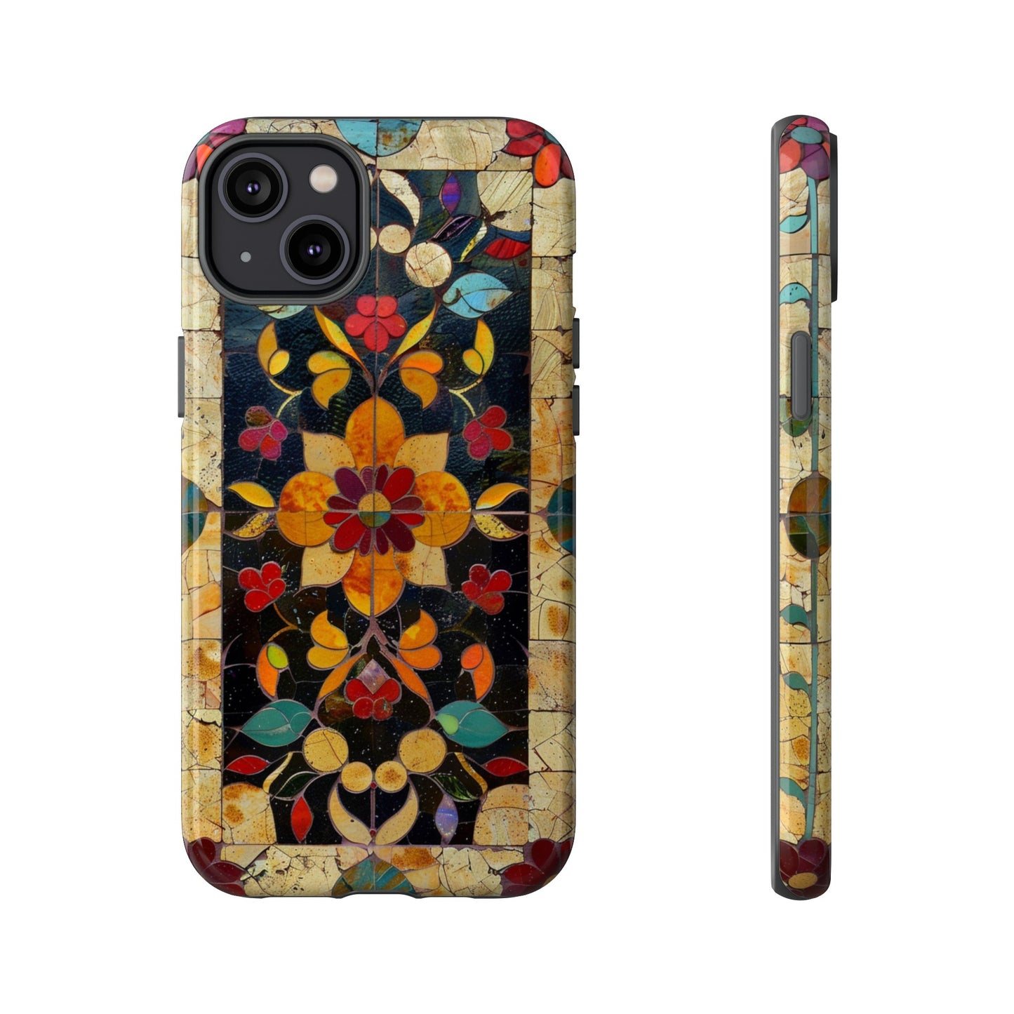 Azulejo Porcelain Vintage Tile Mediterranean Design Phone Case