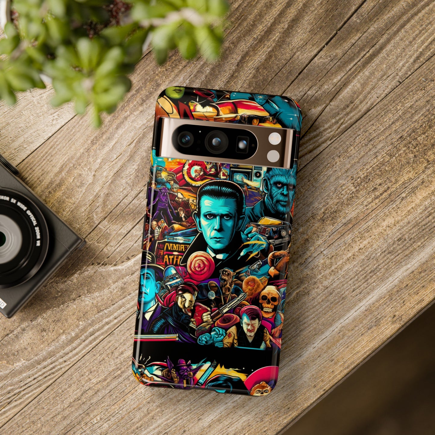 Retro Horror Hollywood Pop Art Phone Case