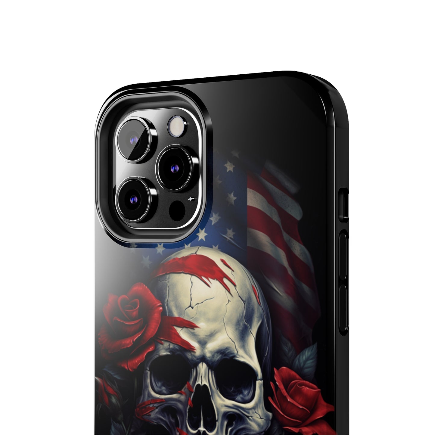 Skull USA Flag iPhone Case | Patriotic Edge with Stylish Protection