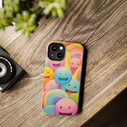 Smiley Faces case for iPhone 14 13 12 11 Pro Max case iPhone XR XS Max Case iPhone X Case iPhone 7 Plus iPhone 8 Plus case iPhone 6 case