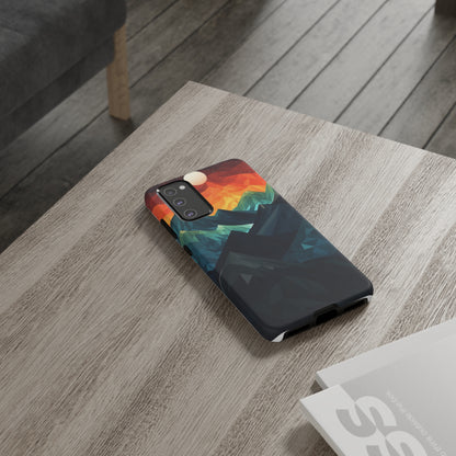 Mountain Abstract Tough Case | Embrace Nature's Beauty with a Durable Phone Case