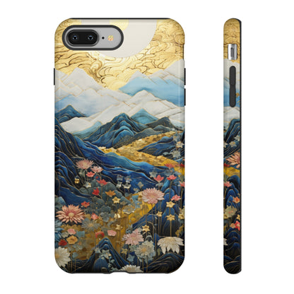 Chiyogami Floral Tough iPhone Case Japanese Boho