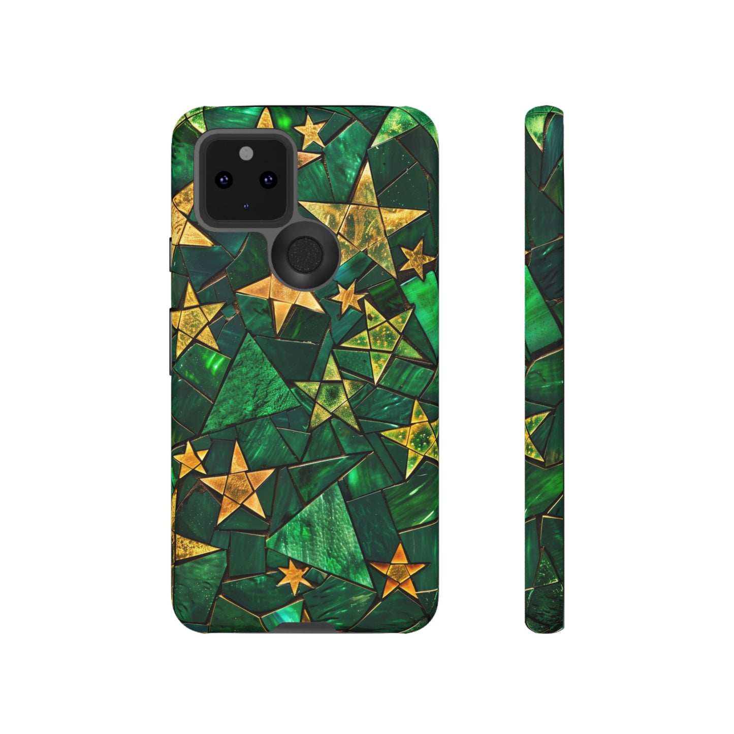 Green Celestial Stained Glass Mosaic Phone Case