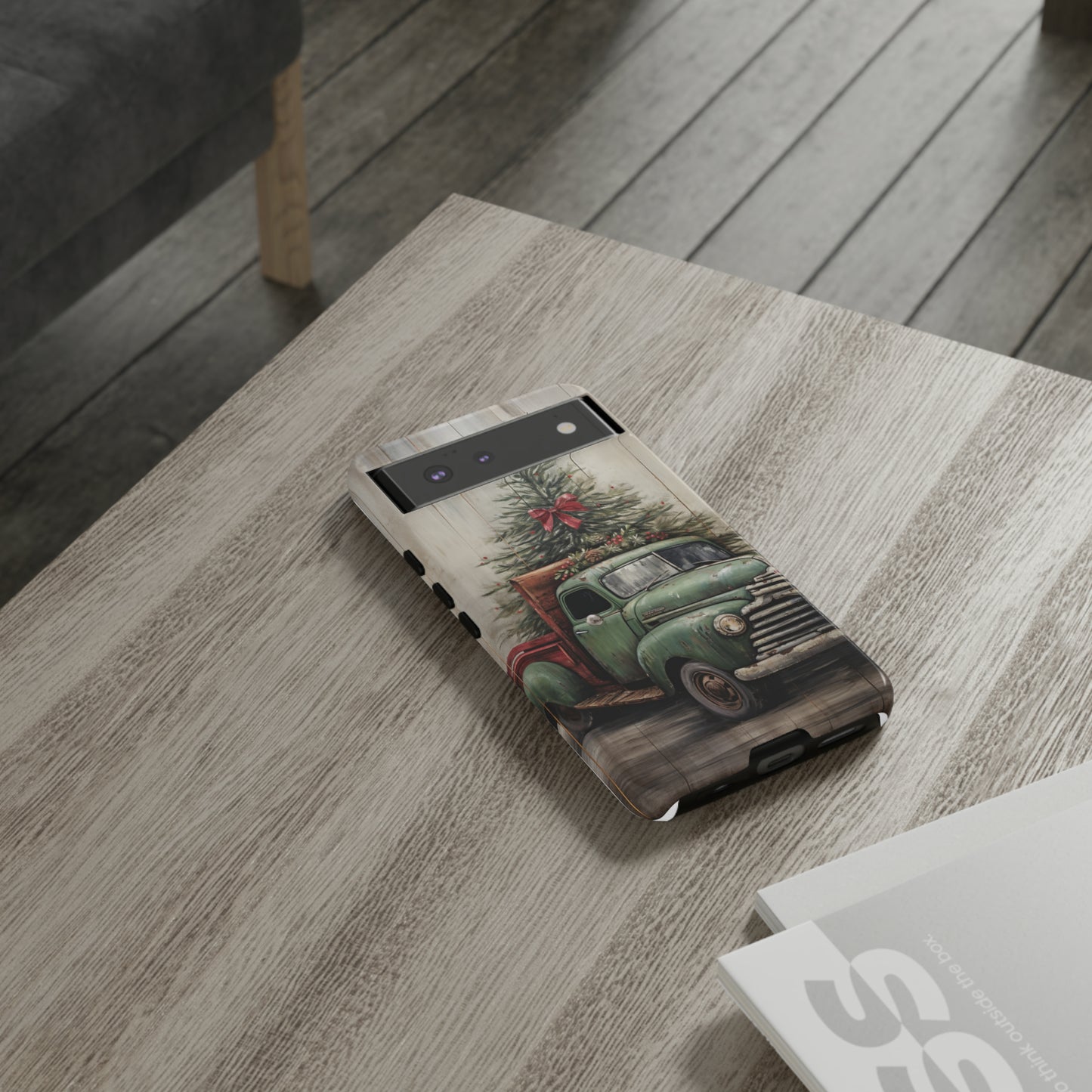 Christmas Pickup Truck Phone Case for iPhone