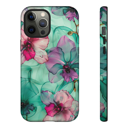 Watercolor Floral Orchids Phone Case