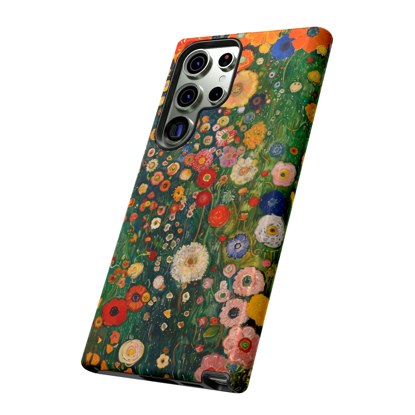 Gustav Klimt Style Flower Garden Painting Phone Case