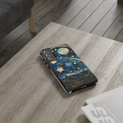 Boho Starry Night Stained Glass Artistry Phone Cover