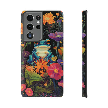 Floral Frogs Elegance Phone Case for Google Pixel, iPhone & Samsung Galaxy