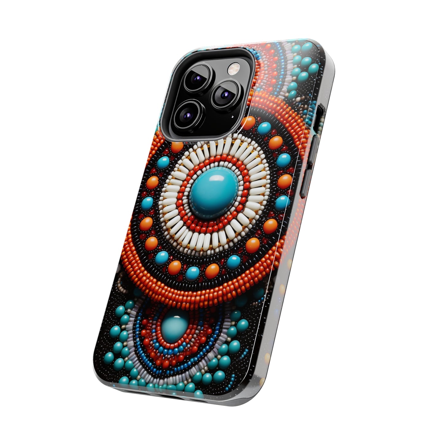 Native American Beadwork iPhone Case | Embrace Traditional Craftsmanship with Artistic Elegance