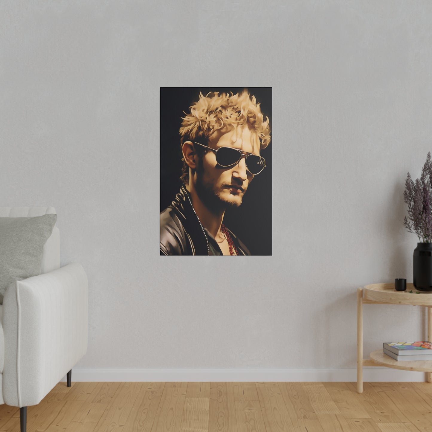 Layne Staley of Alice in Chains Pop Art | Stretched Canvas Print