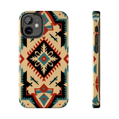 Native American Santa Fe Style Abstract iPhone Case