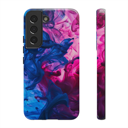 Magenta and Blue Color Explosion Phone Case