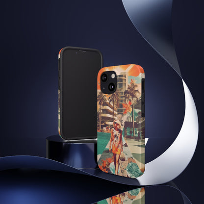 A Day at the Beach iPhone Tough Case | Embrace the Serenity of Coastal Living with Reliable Protection