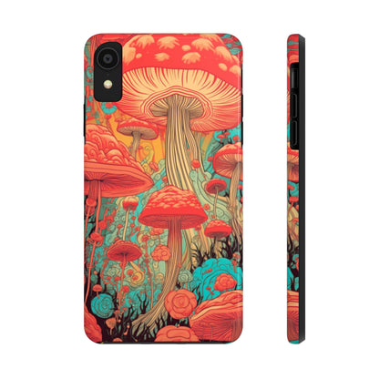 Trippy Magic Mushroom Tough iPhone Case | Embrace the Psychedelic Art