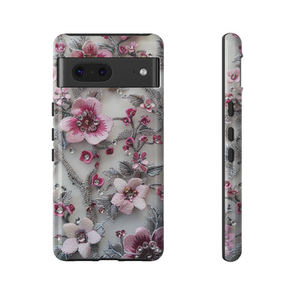 Coquette Aesthetic Floral Art iPhone 12 Case