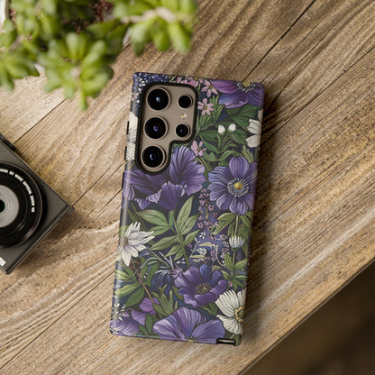 Floral Sage Purple Wildflower Phone Case