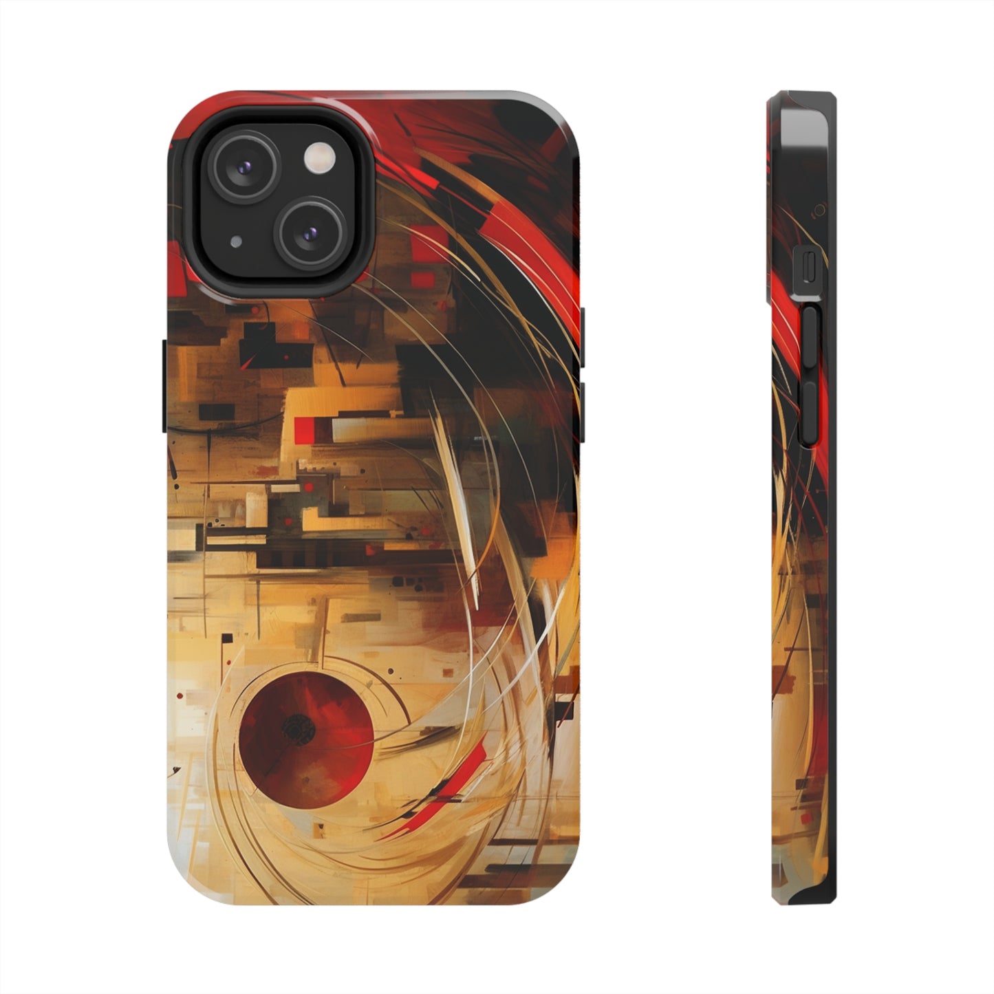 Durable Tough Case with Abstract Designs